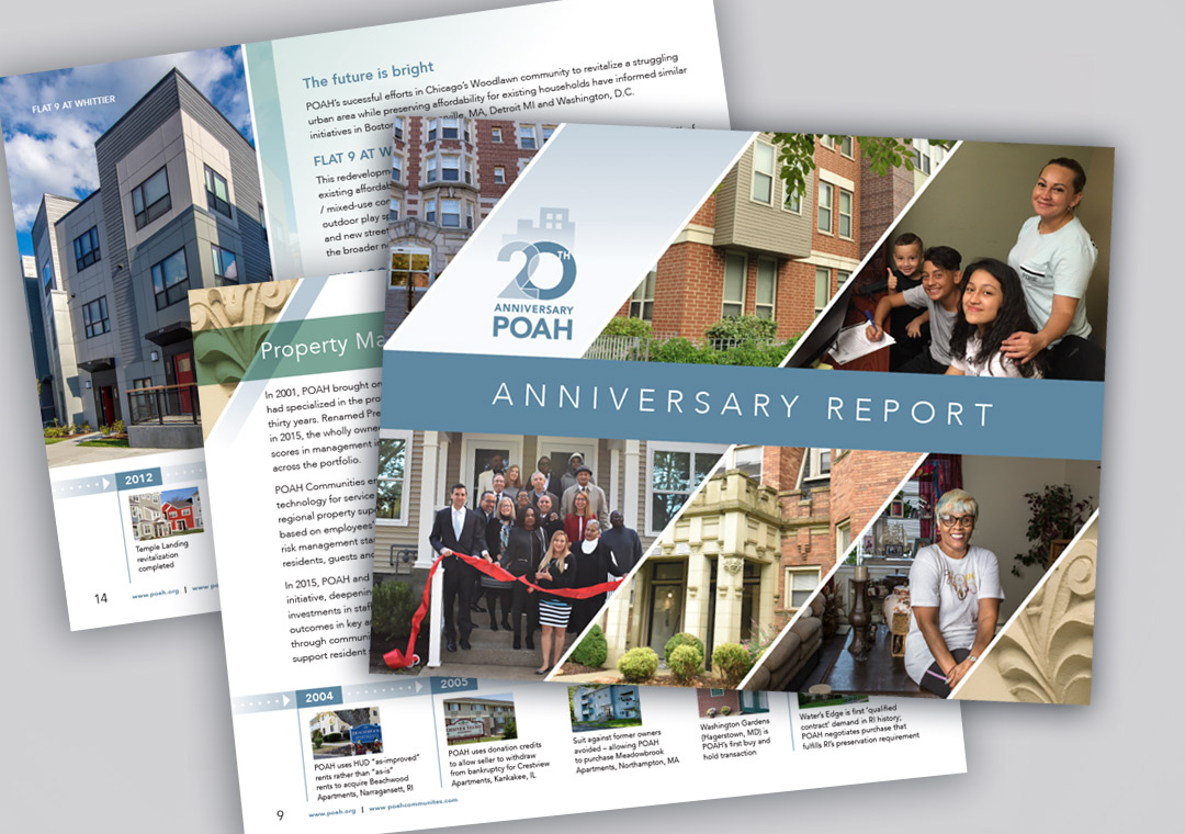 POAH Anniversary Report Design